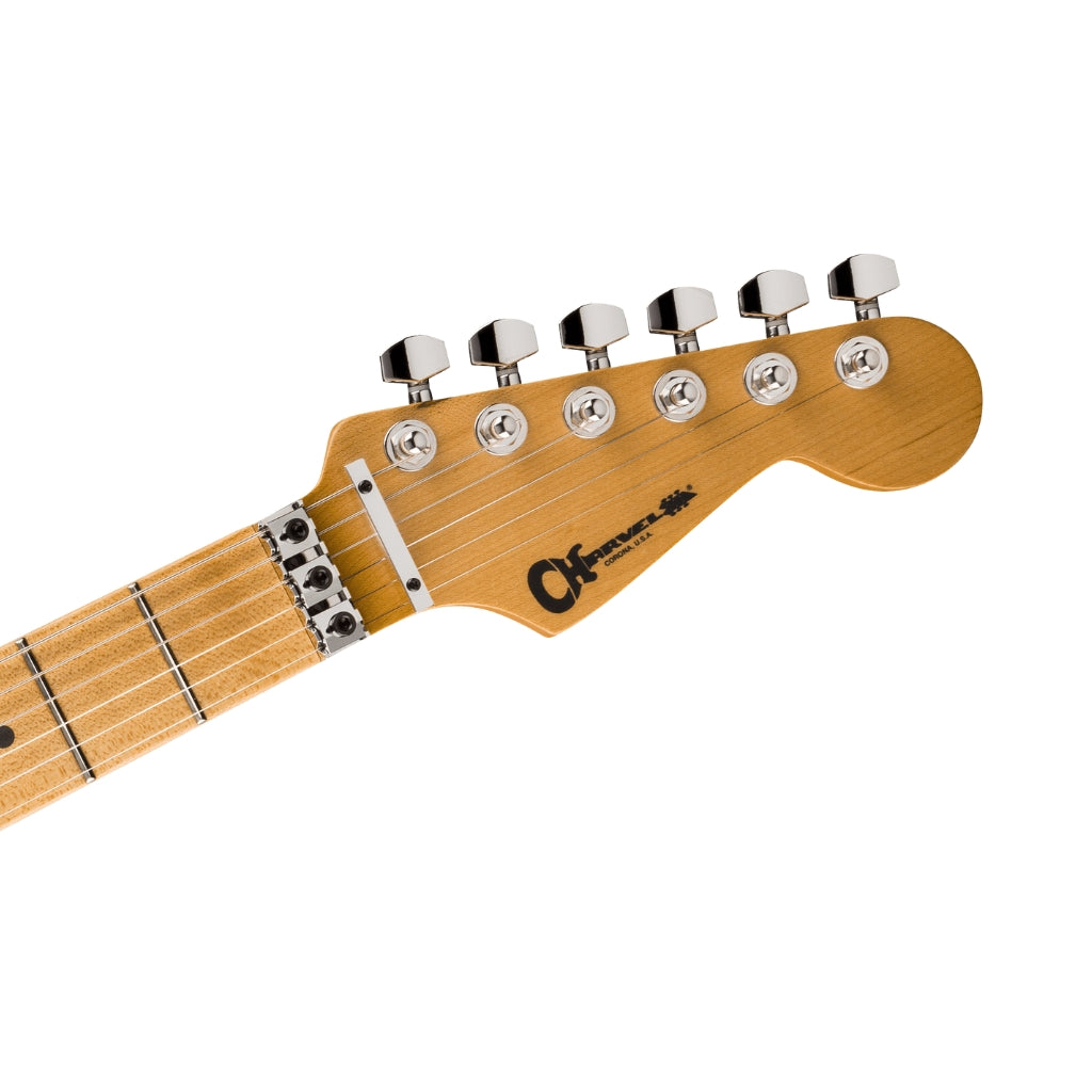Charvel - American Neo-Classic San Dimas SD1 HH FR Electric Guitar - Ivory Blitz, Maple Fingerboard