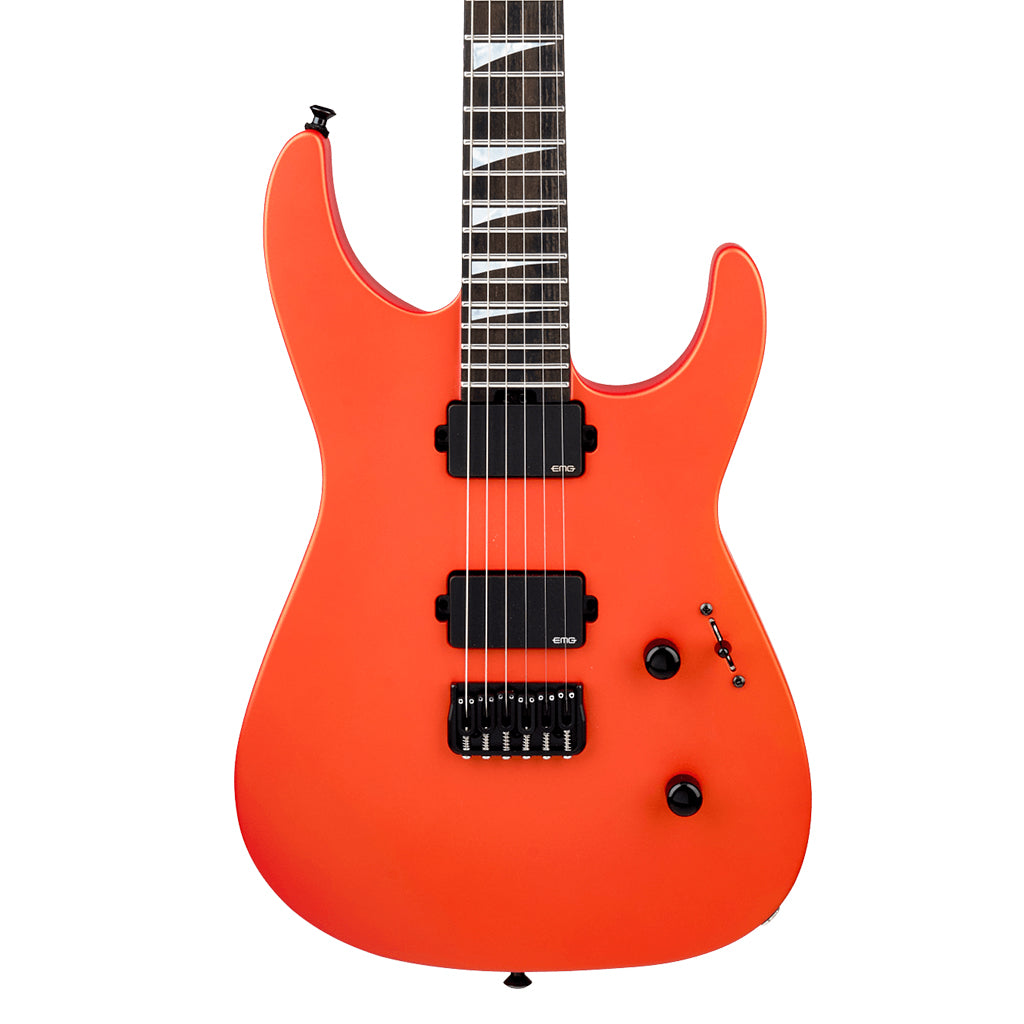 Jackson American Series Soloist SL2 HT Electric Guitar Ebony Fingerboard Satin Lambo Orange
