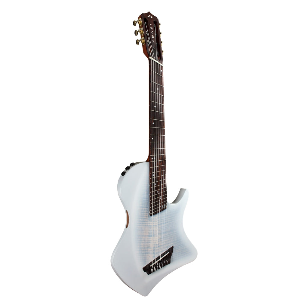 Abasi - Stage 7 Nylon-String Acoustic-Electric Guitar - White Burst