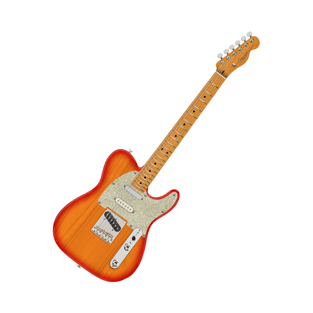 Fender American Professional HotShot Telecaster Maple Electric Guitar - Aged Cherry Burst
