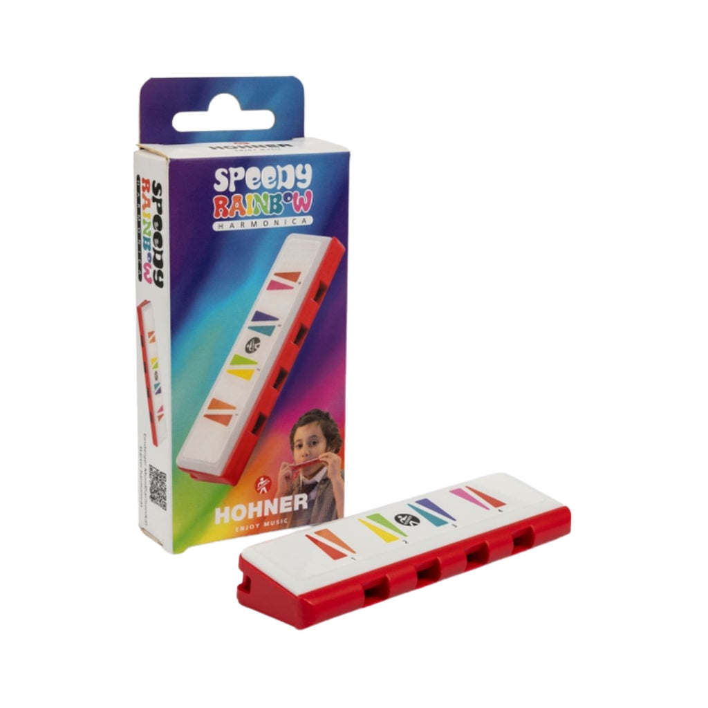 Hohner Speedy Rainbow Pop Diatonic Beginner Harmonica hero