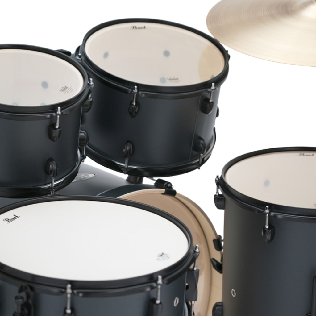 Pearl - Export Limited 5pc 22" Fusion Plus Drum Kit - Graphite Slate with Black Hardware