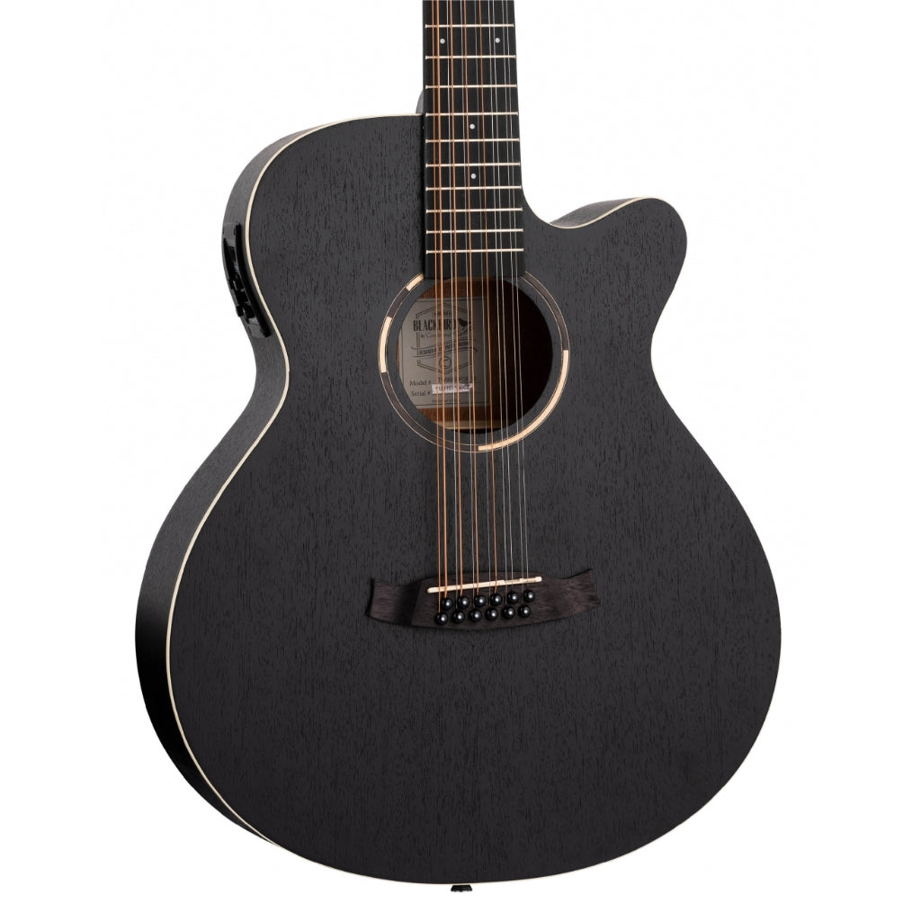 Tanglewood - TWBBSFCE12 Blackbird SuperFolk 12-String Acoustic-Electric Guitar - Smokestack Satin
