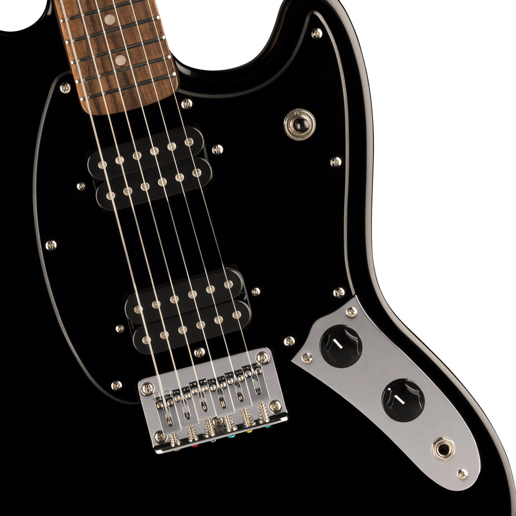 Squier Sonic Mustang HH Laurel Fingerboard Electric Guitar - Black