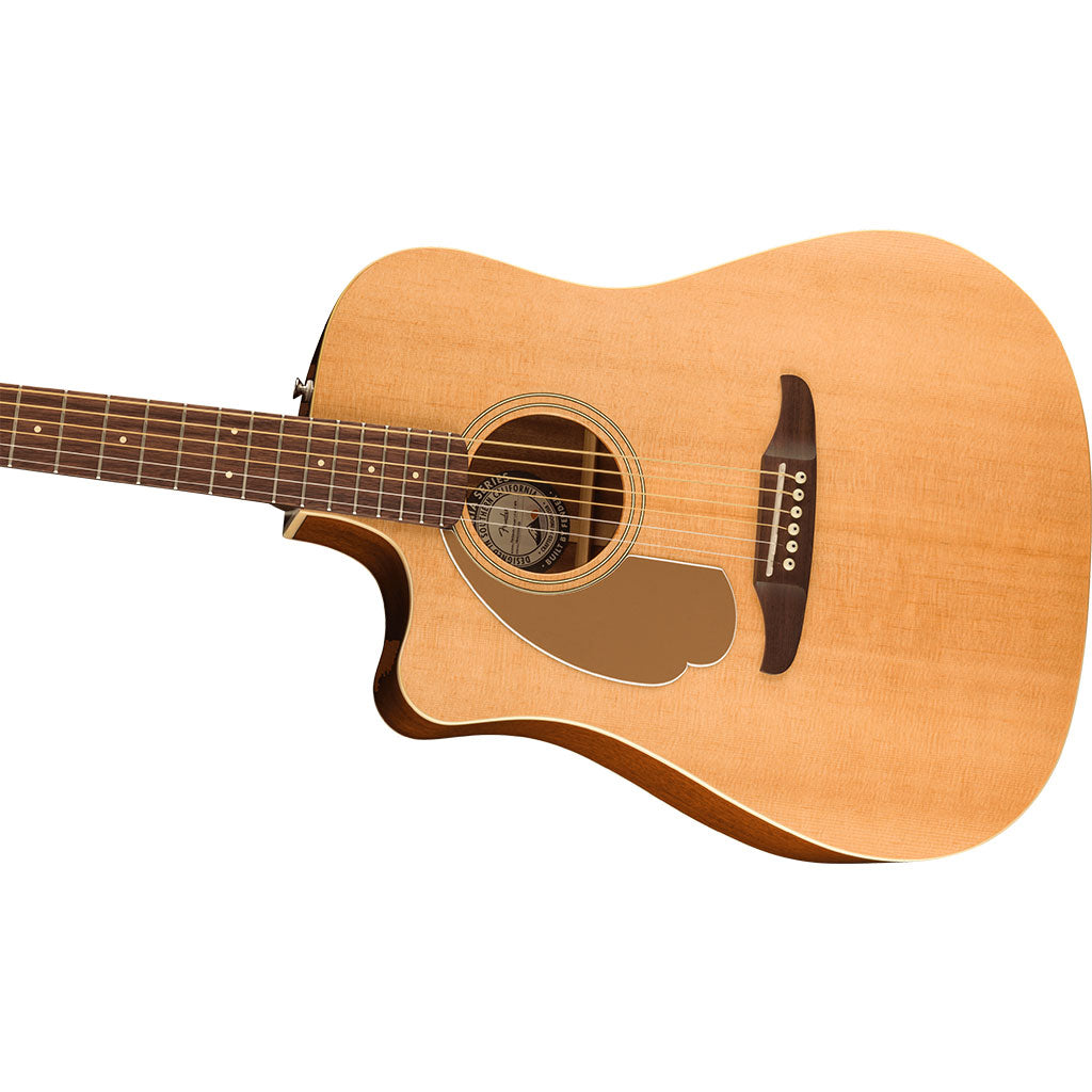 Fender Redondo Player Left Handed, Walnut Fingerboard, Gold Pickguard, , Natural