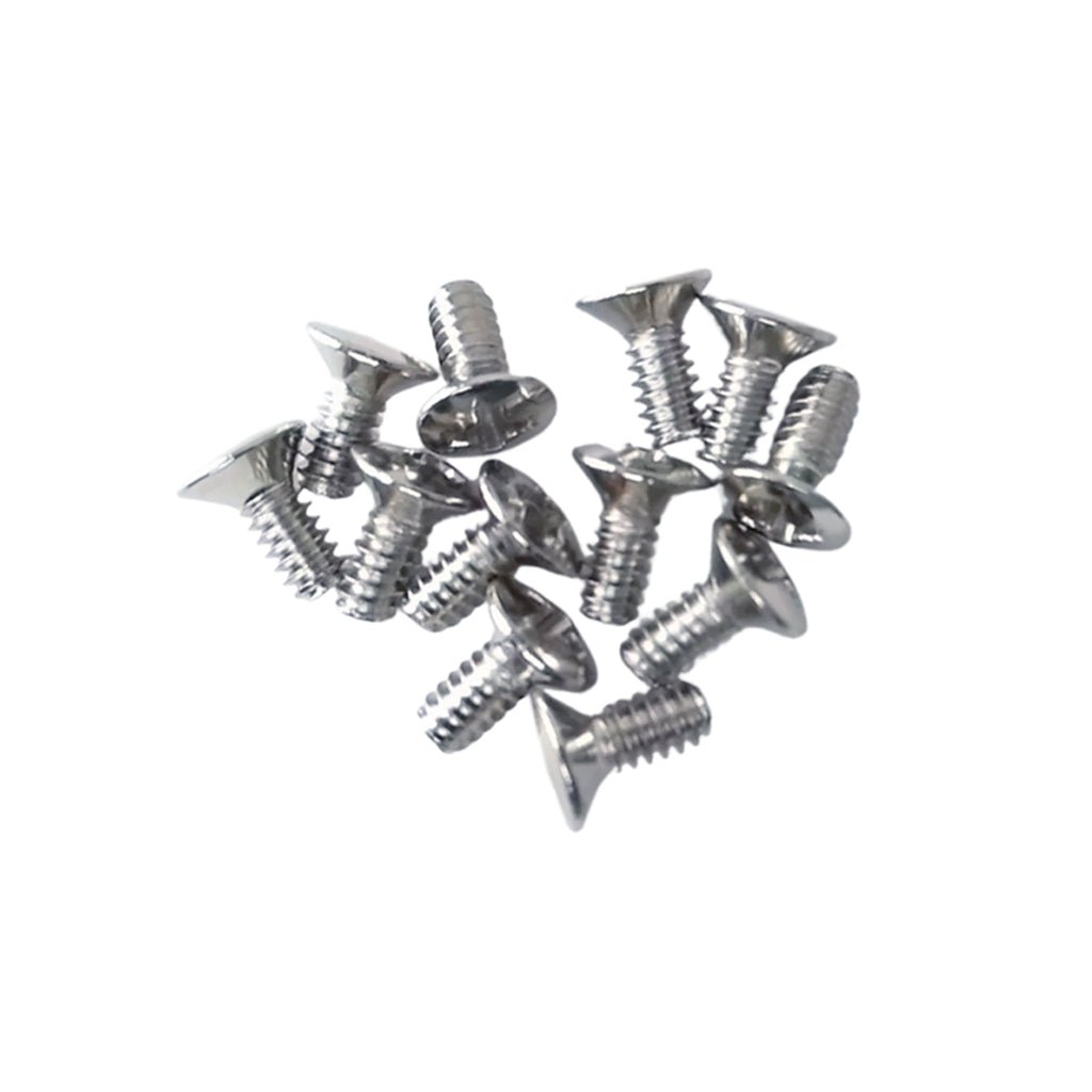 Fender 12 Tremolo Block Mounting Screws in Chrome Guitar Spare Parts Sky Music