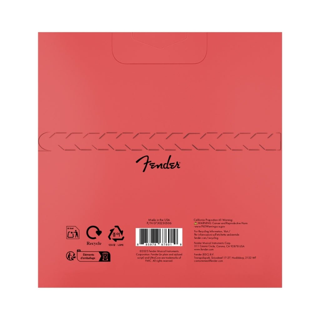Fender 1250R UltraCore Electric Guitar Strings - .010-.046 Regular Fretted Instrument Strings Sky Music
