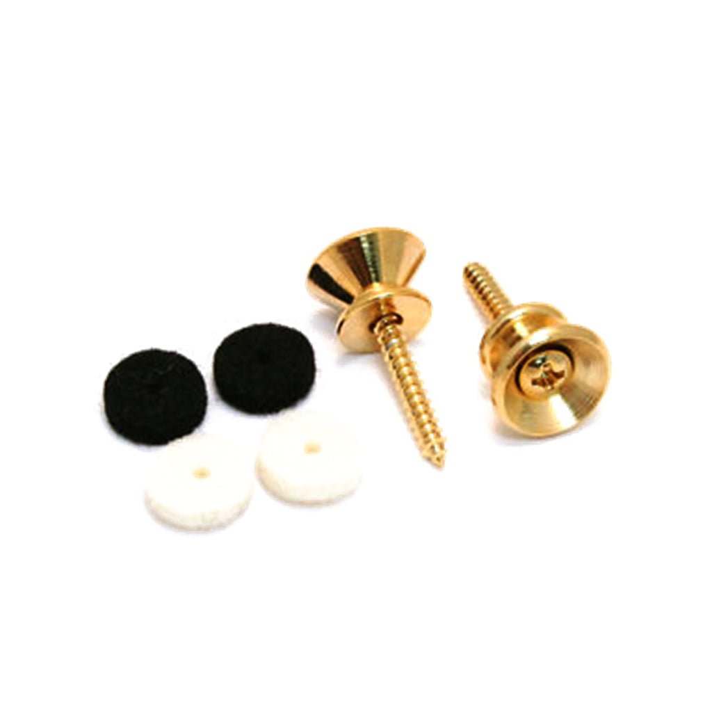 Fender 2 Pure Vintage Strap Buttons in Gold General Spare Parts Sky Music