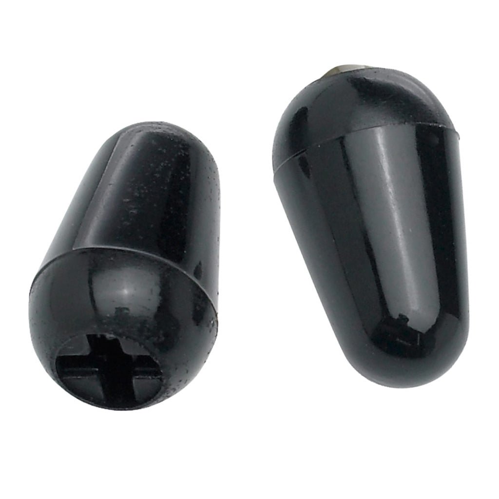 Fender 2 Stratocaster Switch Tips in Black Guitar Spare Parts Sky Music