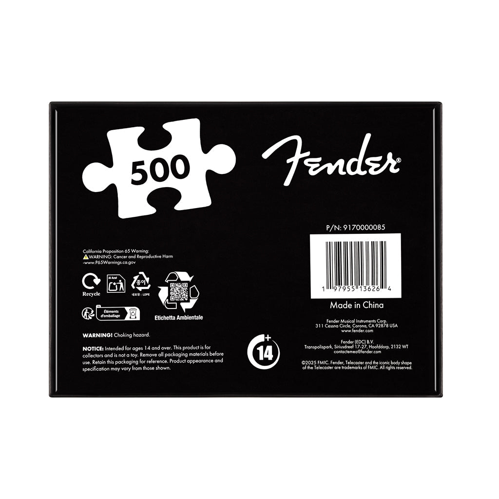 Fender 500-Piece Telecaster Jigsaw Puzzle - 18x24 Merchandise & Apparel Sky Music