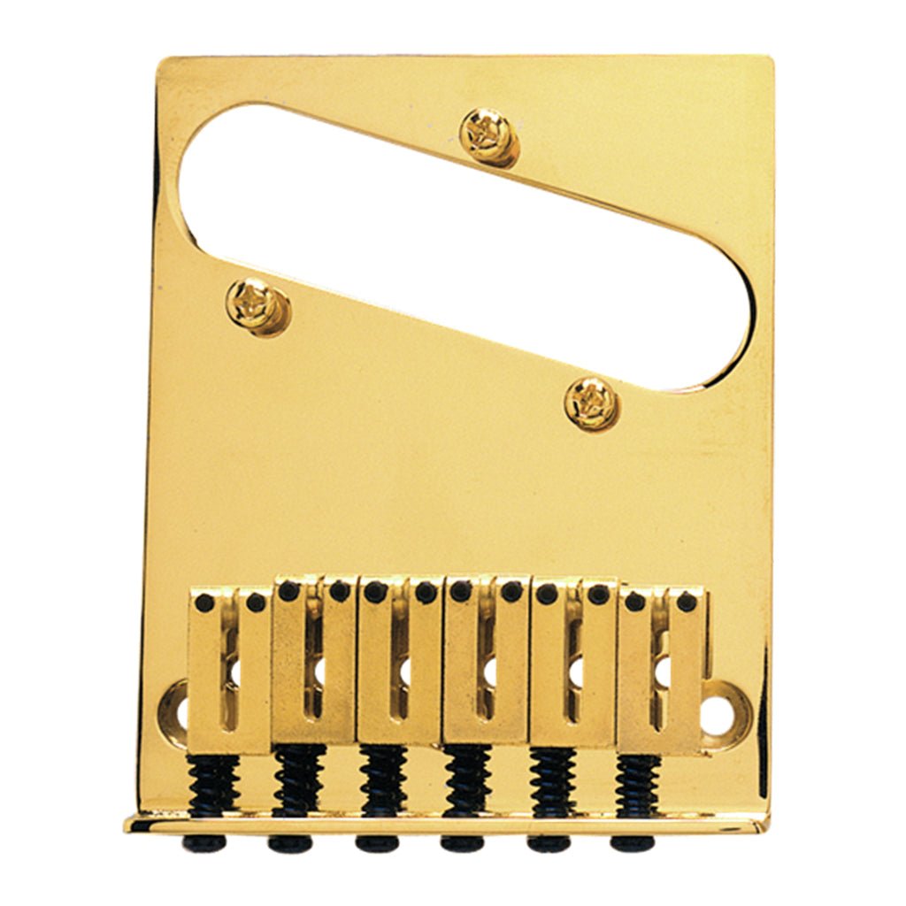 Fender 6 Saddle American Series Telecaster Bridge Assembly in Gold General Spare Parts Sky Music