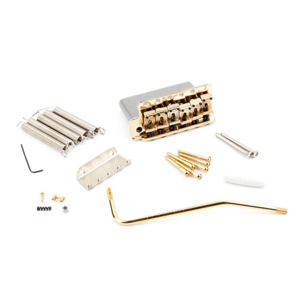 Fender 6 Saddle American Vintage Series Stratocaster Tremolo Assembly Left Handed in Gold General Spare Parts Sky Music