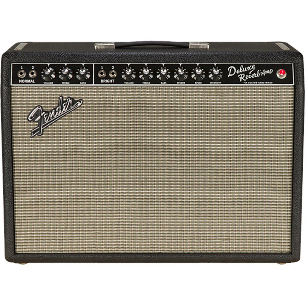 Fender 64' Custom Deluxe Reverb Electric Guitar Amplifiers Sky Music