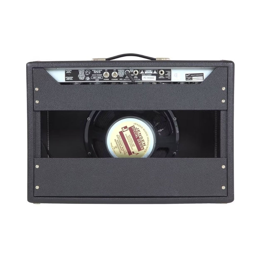 Fender '65 Deluxe Reverb 22-watt 1 x 12-inch Combo Amplifier - Black Electric Guitar Amplifiers Sky Music