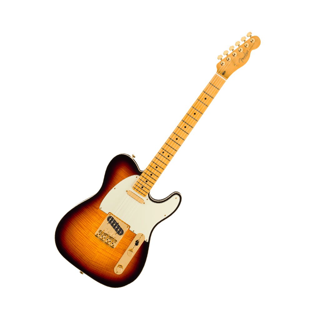 Fender 75th Anniversary American Professional Custom Telecaster Maple Fingerboard - 2-Color Sunburst Electric Guitars Sky Music