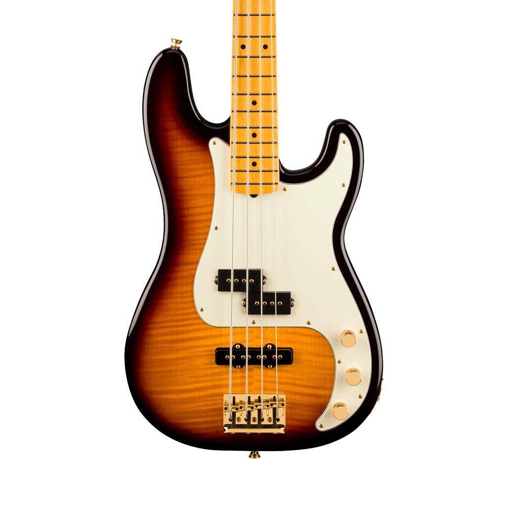 Fender 75th Anniversary American Professional PJ Bass Rosewood Fingerboard - 2-Color Sunburst Bass Guitars Sky Music
