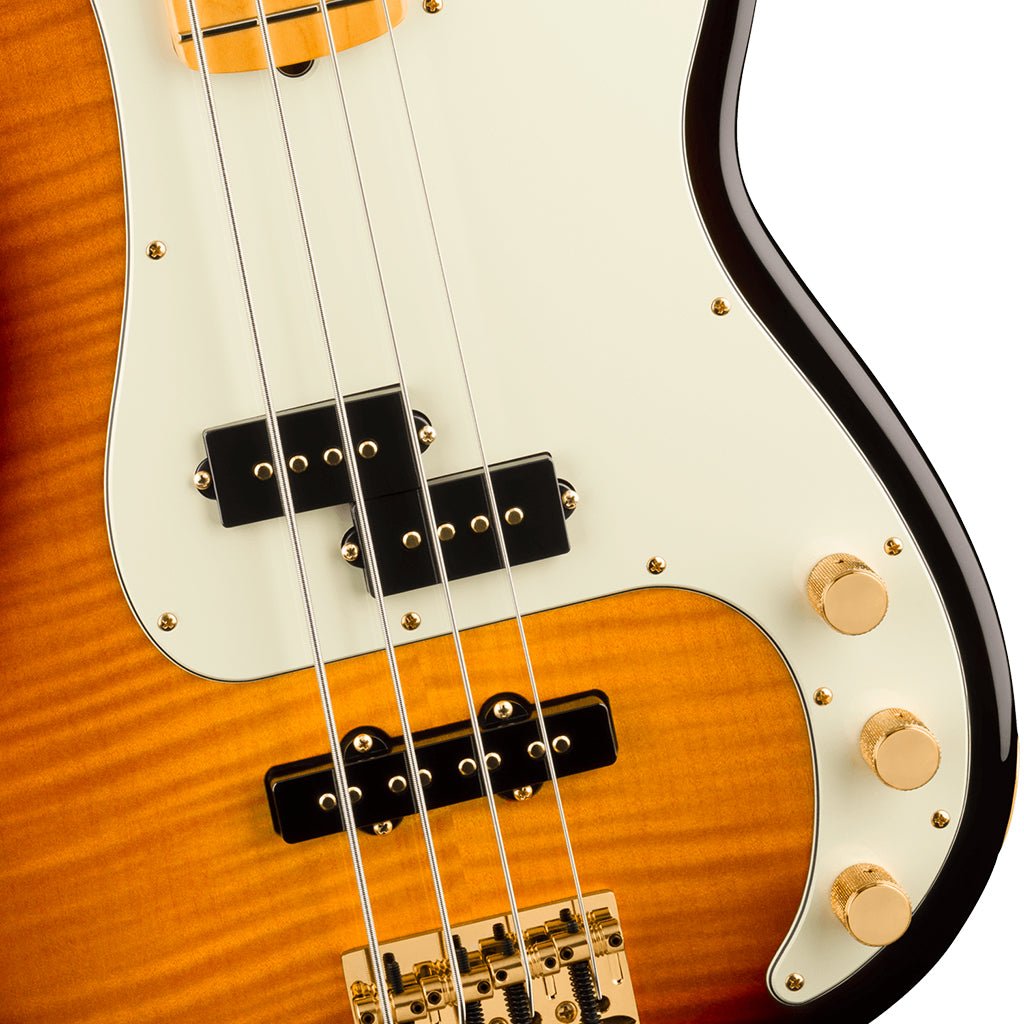 Fender 75th Anniversary American Professional PJ Bass Rosewood Fingerboard - 2-Color Sunburst Bass Guitars Sky Music