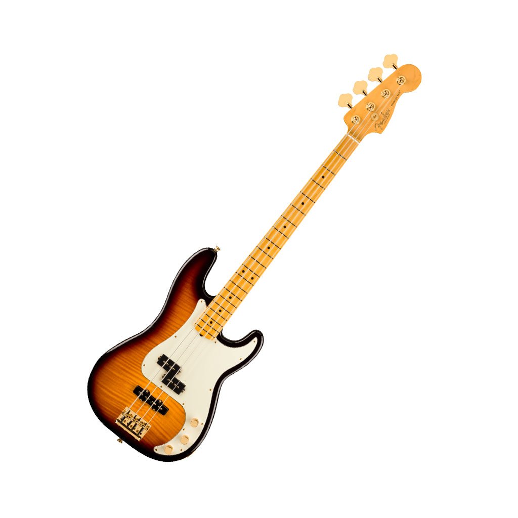 Fender 75th Anniversary American Professional PJ Bass Rosewood Fingerboard - 2-Color Sunburst Bass Guitars Sky Music