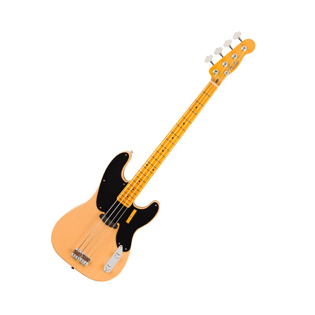 Fender 75th Anniversary American Vintage II 1951 Precision Bass Maple Fingerboard - Butterscotch Blonde Bass Guitars Sky Music