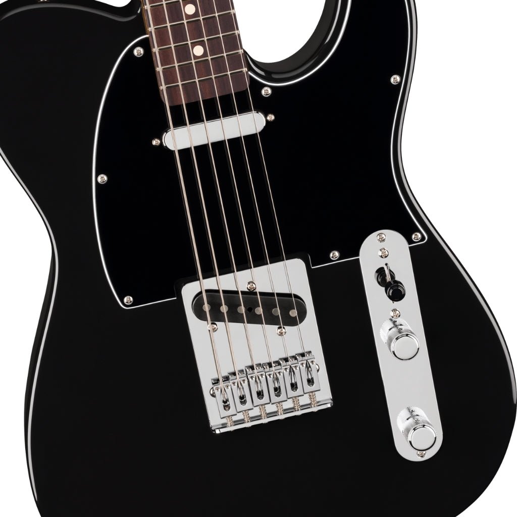 Fender 75th Anniversary Player II Baritone Telecaster Electric Guitar - Black, Rosewood Fingerboard Electric Guitars Sky Music