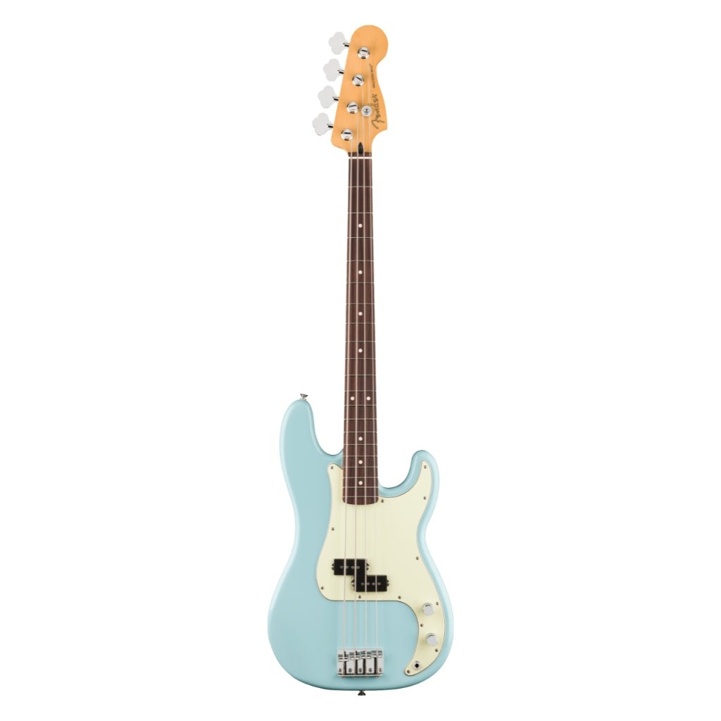 Fender 75th Anniversary Player II Precision Bass Guitar - Daphne Blue, Rosewood Fingerboard Bass Guitars Sky Music
