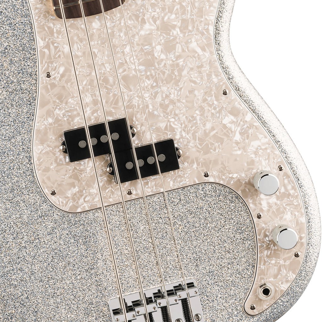 Fender 75th Anniversary Player II Precision Bass Rosewood Fingerboard - Diamond Dust Sparkle Bass Guitars Sky Music