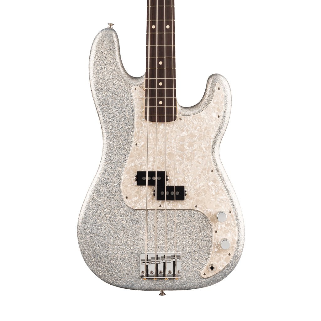 Fender 75th Anniversary Player II Precision Bass Rosewood Fingerboard - Diamond Dust Sparkle Bass Guitars Sky Music
