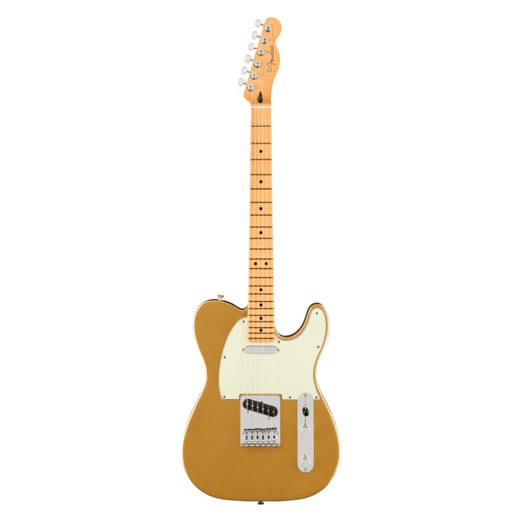 Fender 75th Anniversary Player II Telecaster Electric Guitar - Aztec Gold, Maple Fingerboard Electric Guitars Sky Music