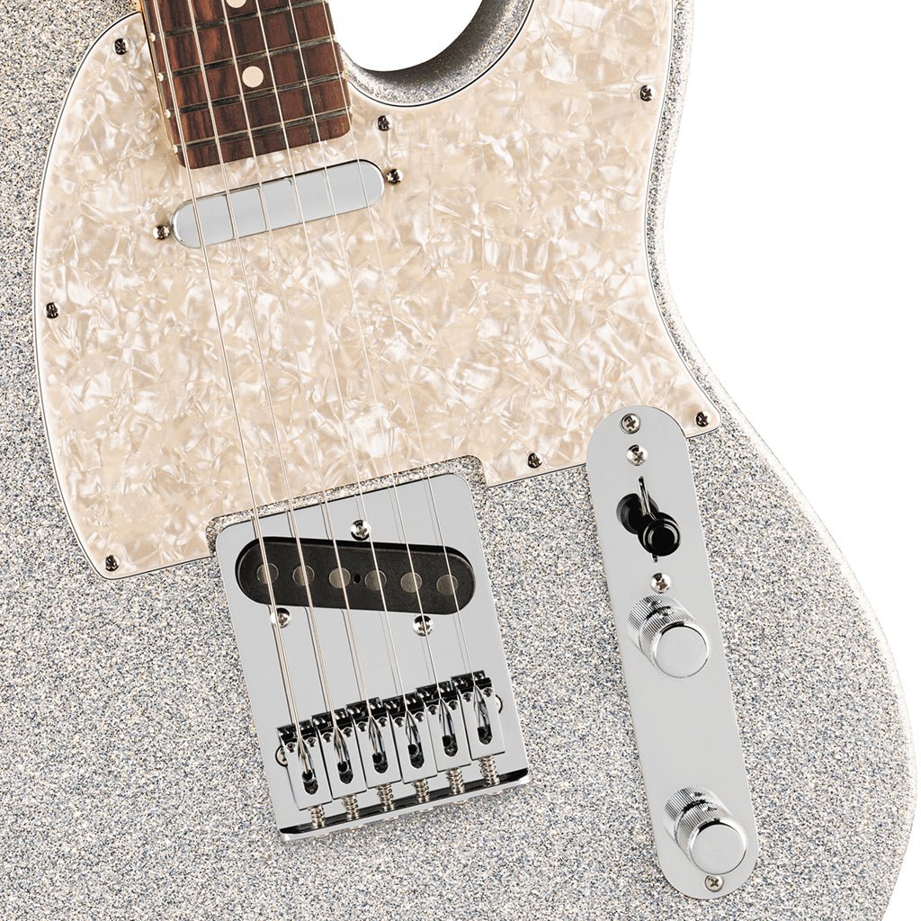 Fender 75th Anniversary Player II Telecaster Rosewood Fingerboard - Diamond Dust Sparkle Electric Guitars Sky Music