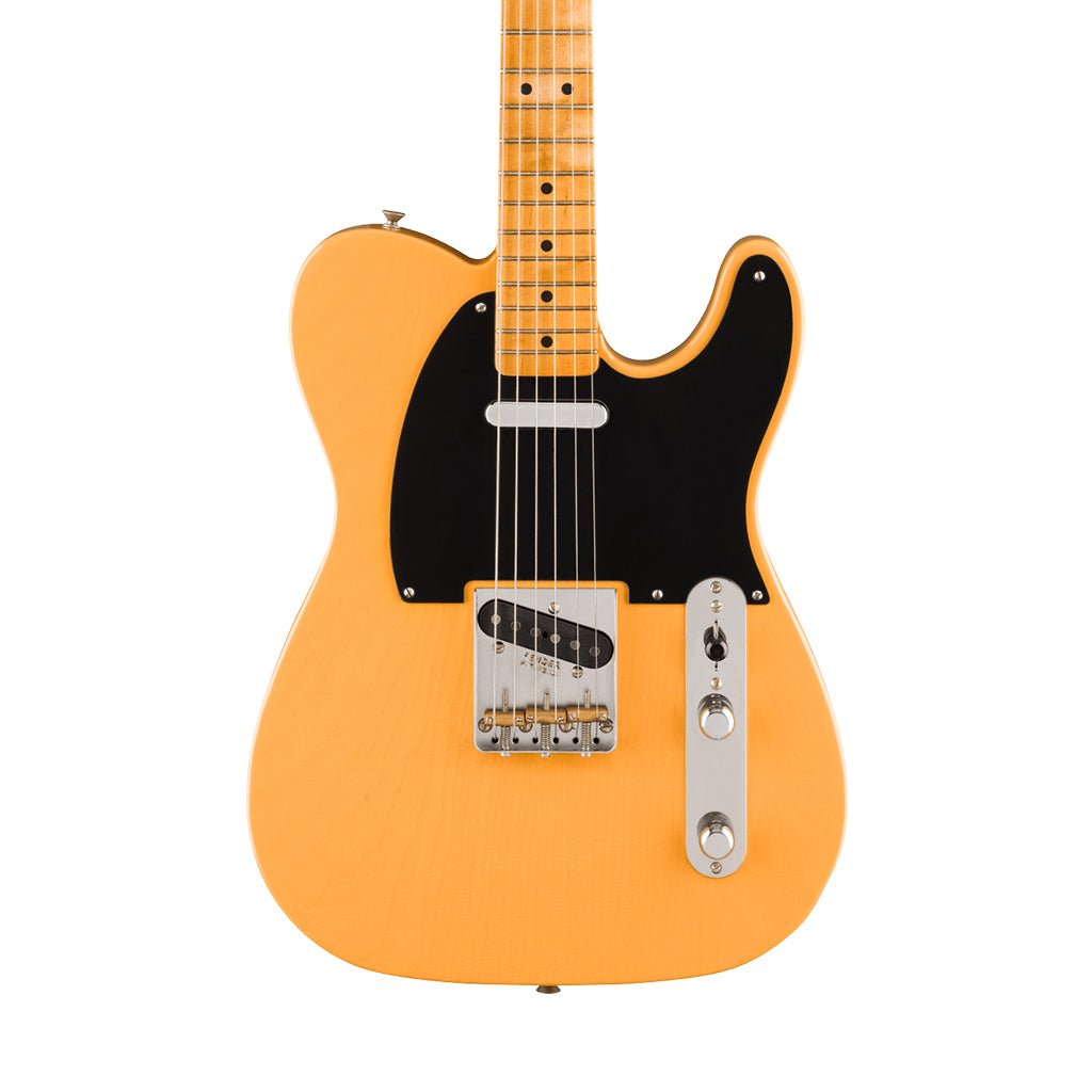 Fender 75th Anniversary Vintera Road Worn 1951 Telecaster Maple Fingerboard - Butterscotch Blonde Electric Guitars Sky Music