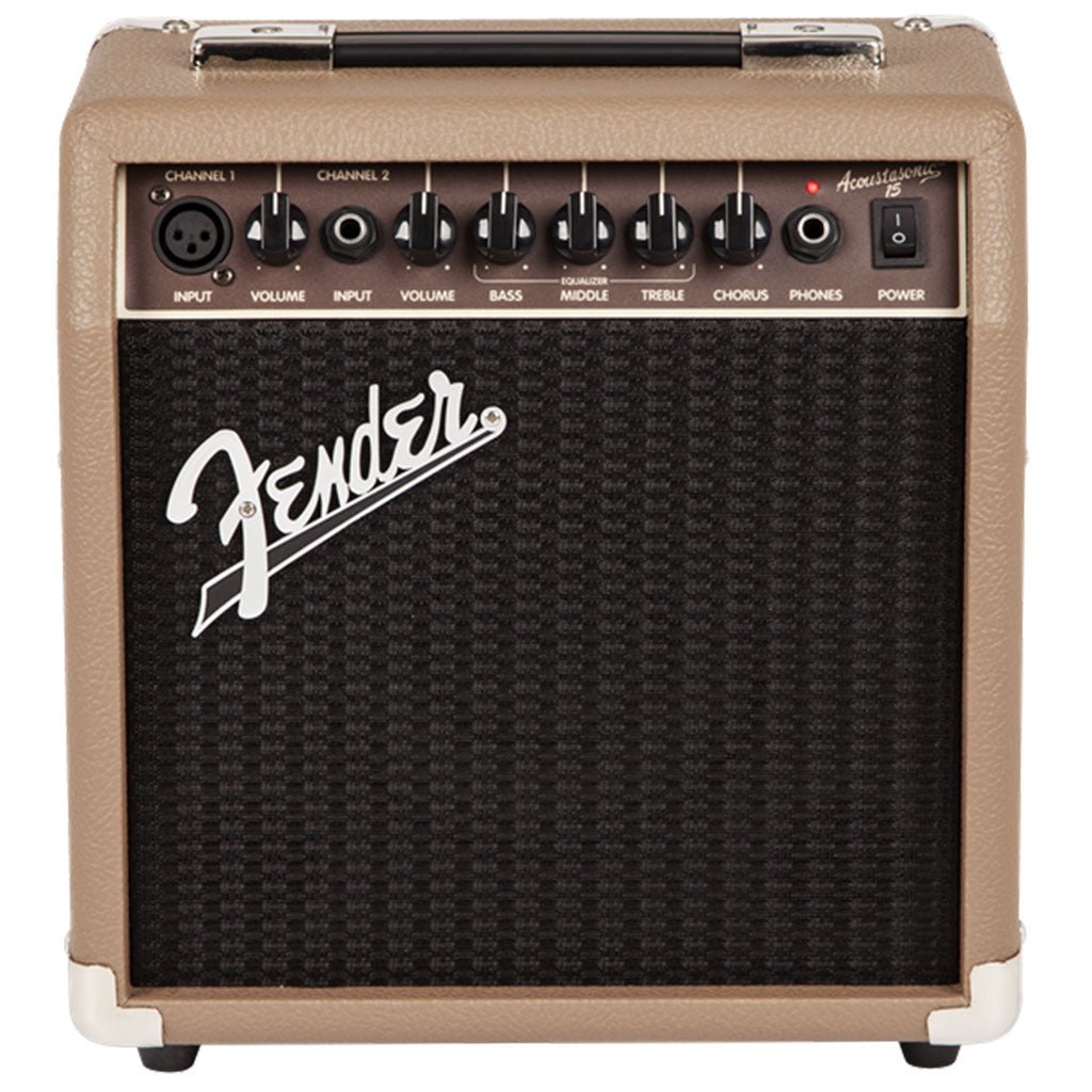 Fender Acoustasonic 15 Guitar Amplifier Acoustic Guitar Amplifiers Sky Music