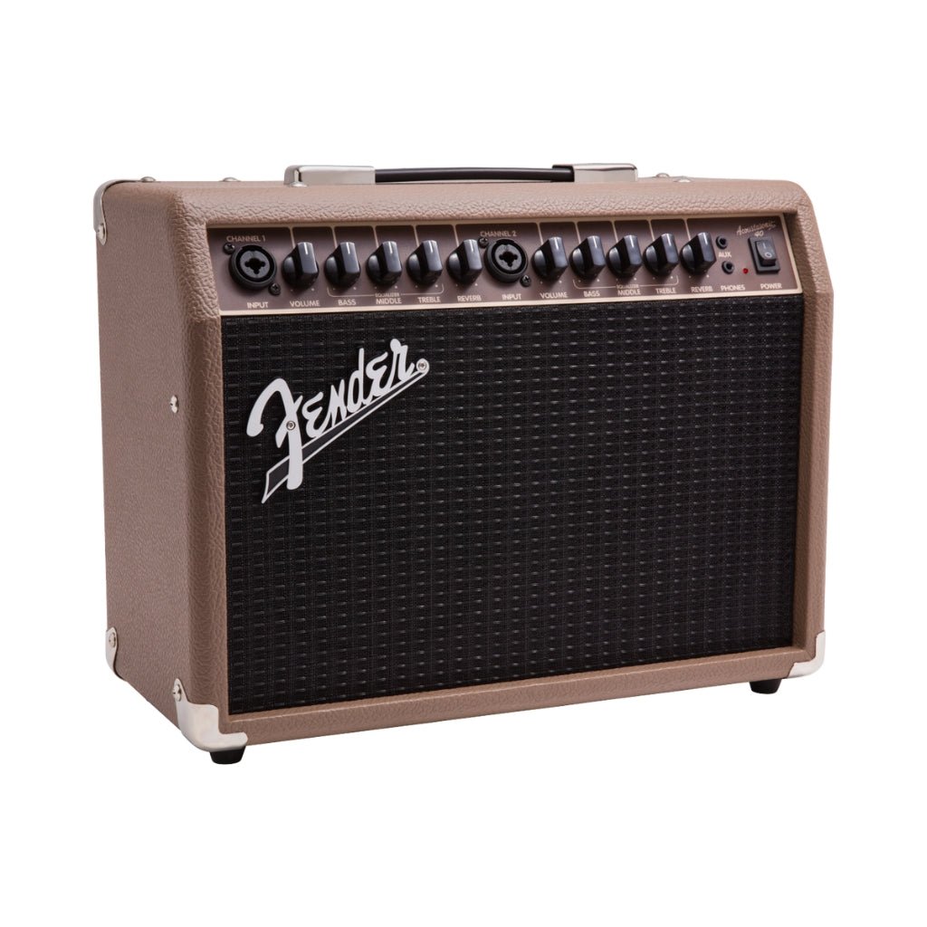 Fender Acoustasonic 40 40-watt 2 x 6.5-inch Acoustic Guitar Amplifier Acoustic Guitar Amplifiers Sky Music