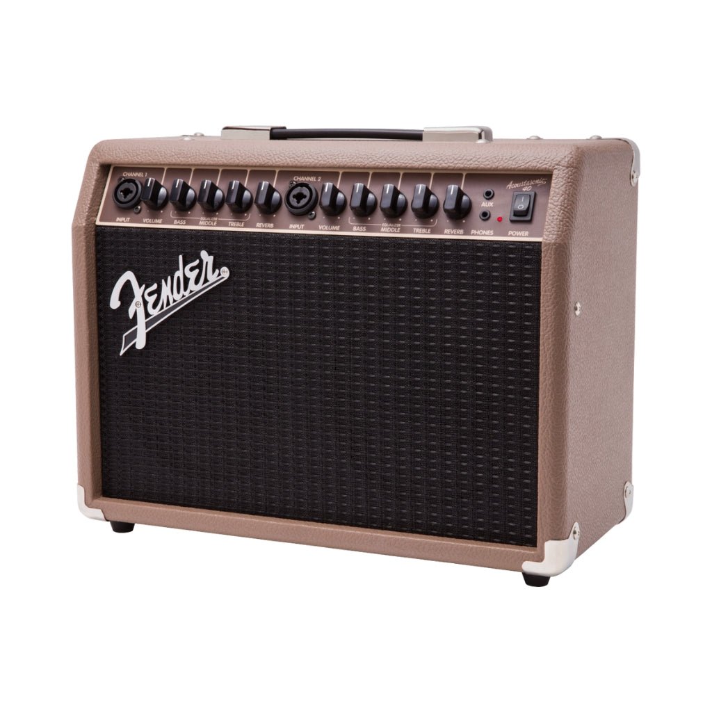 Fender Acoustasonic 40 40-watt 2 x 6.5-inch Acoustic Guitar Amplifier Acoustic Guitar Amplifiers Sky Music