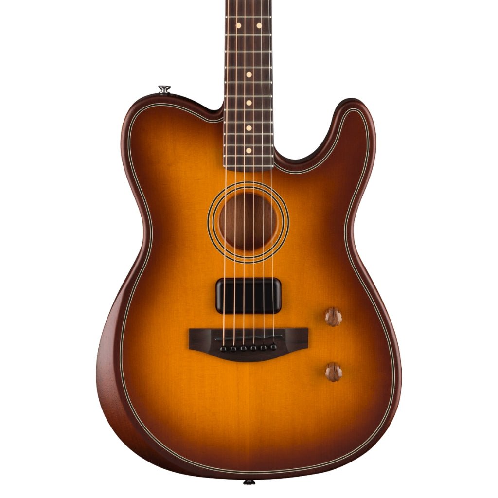 Fender Acoustasonic Standard Telecaster Guitar - Honey Burst Acoustic Guitars Sky Music