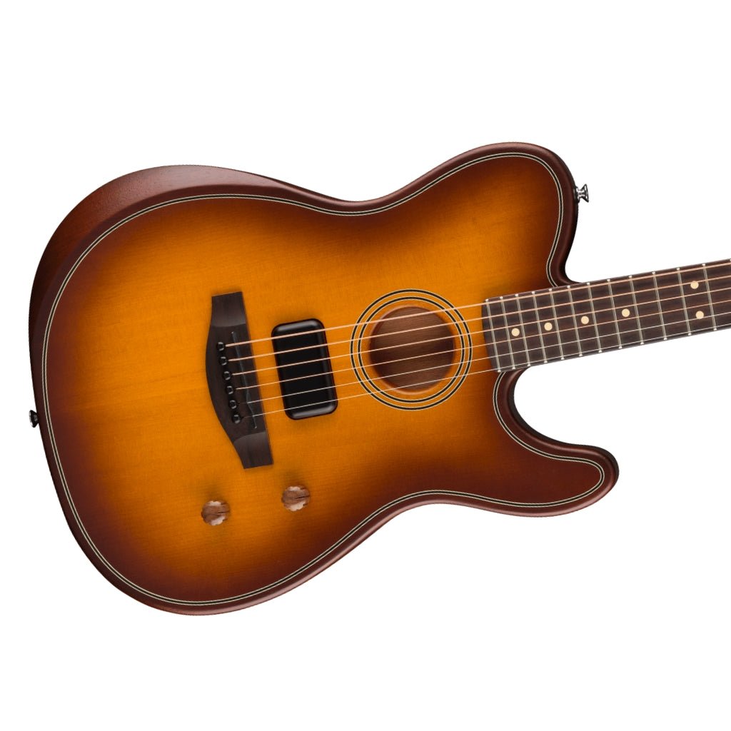 Fender Acoustasonic Standard Telecaster Guitar - Honey Burst Acoustic Guitars Sky Music