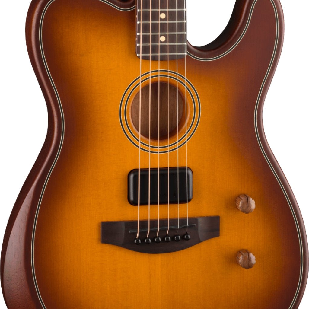 Fender Acoustasonic Standard Telecaster Guitar - Honey Burst Acoustic Guitars Sky Music