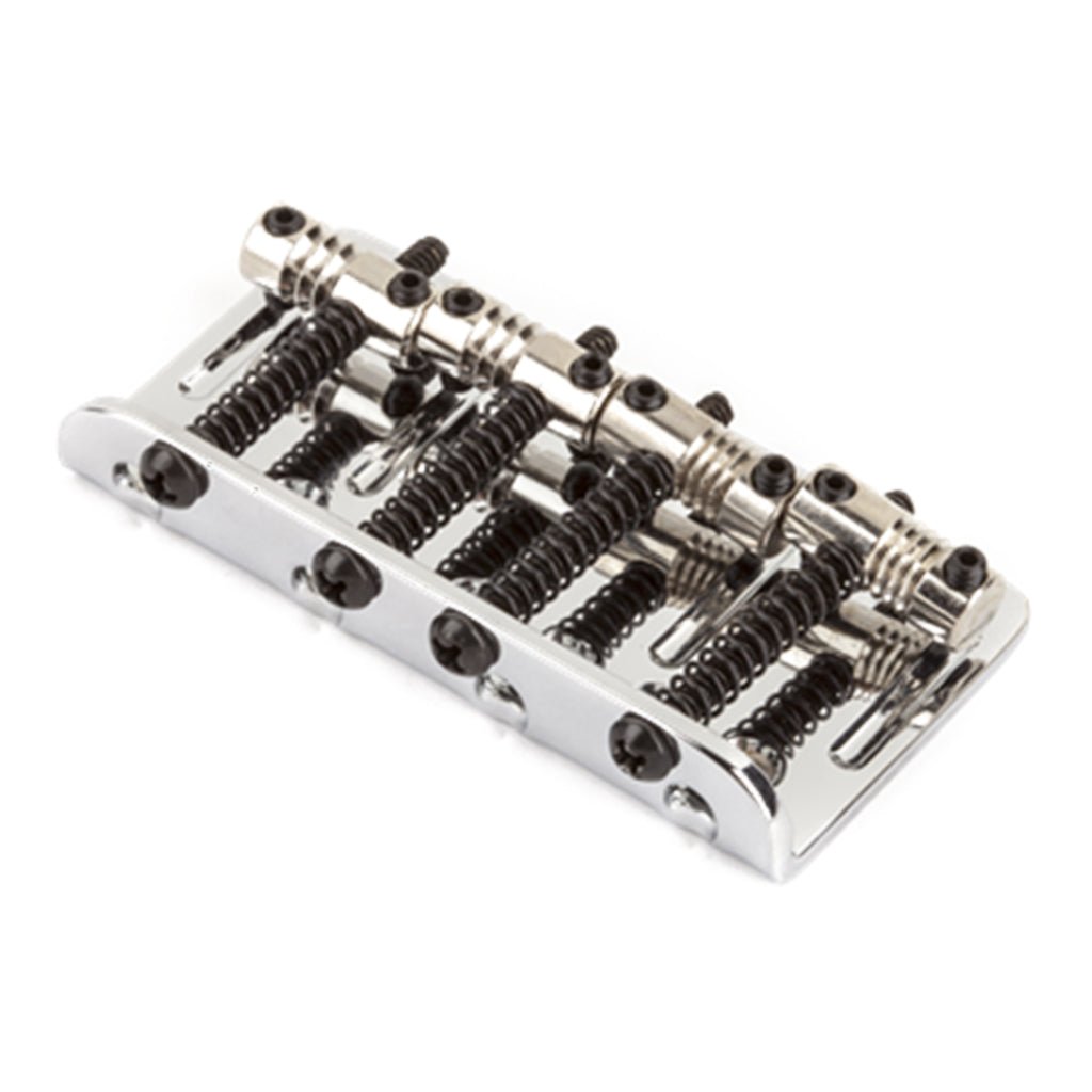 Fender American Deluxe 4 String Bass Bridge Assembly 2004 to 2010 in Chrome Guitar Spare Parts Sky Music