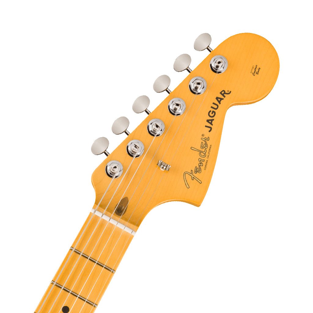 Fender American Professional Classic Jaguar - Faded Lake Placid Blue, Maple Fingerboard Electric Guitars Sky Music