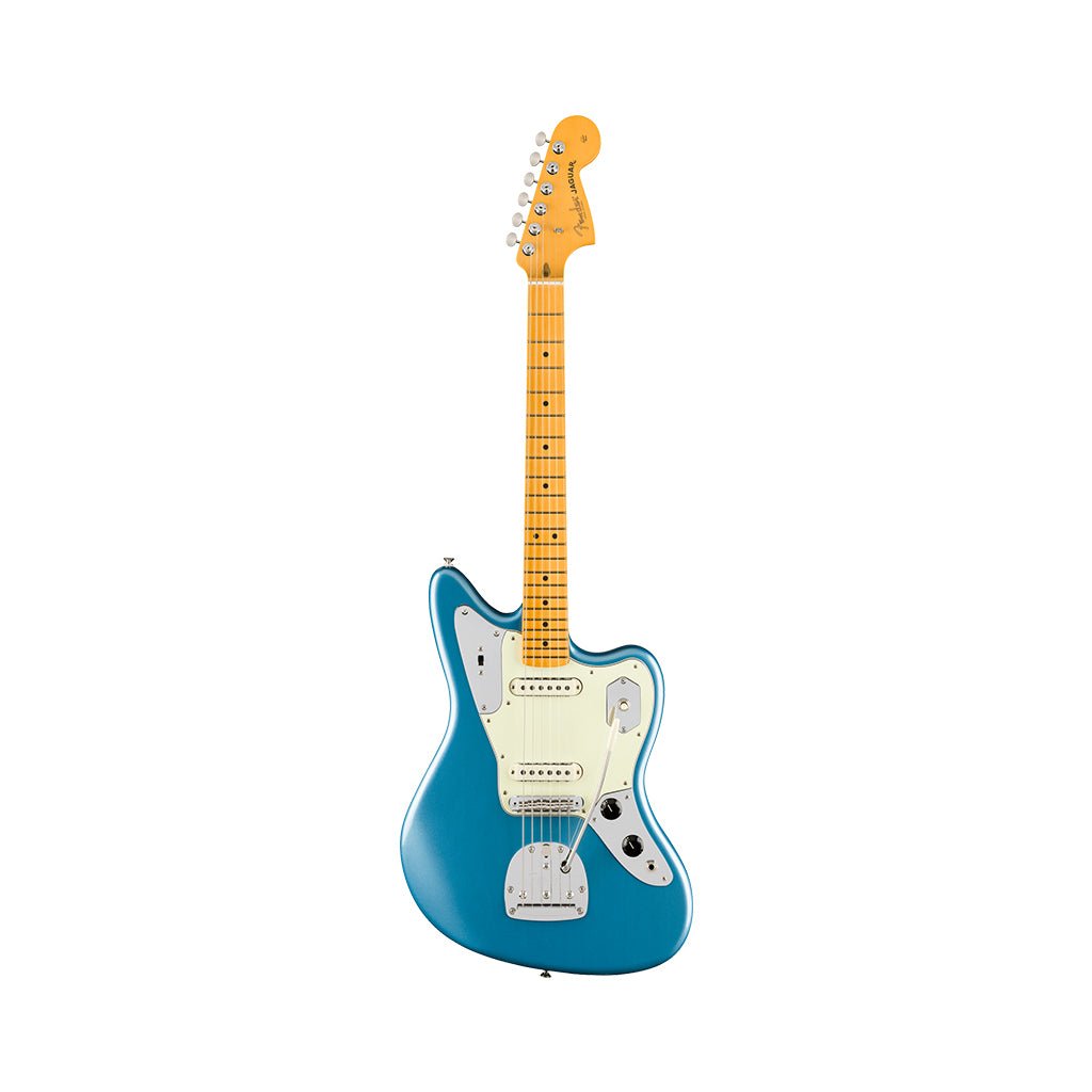 Fender American Professional Classic Jaguar - Faded Lake Placid Blue, Maple Fingerboard Electric Guitars Sky Music