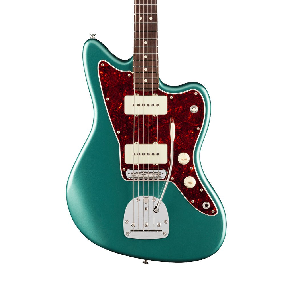 Fender American Professional Classic Jazzmaster - Faded Sherwood Green Metallic, Rosewood Fingerboard Electric Guitars Sky Music