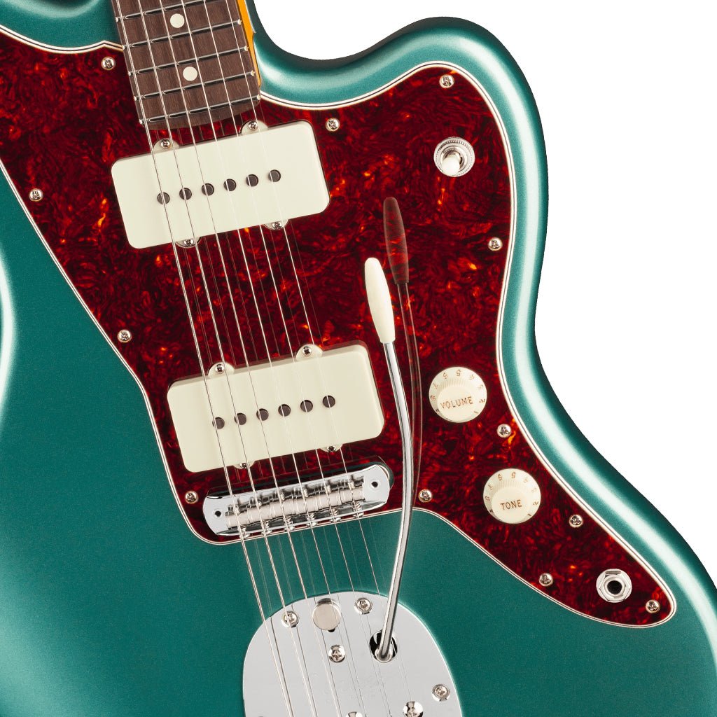 Fender American Professional Classic Jazzmaster - Faded Sherwood Green Metallic, Rosewood Fingerboard Electric Guitars Sky Music
