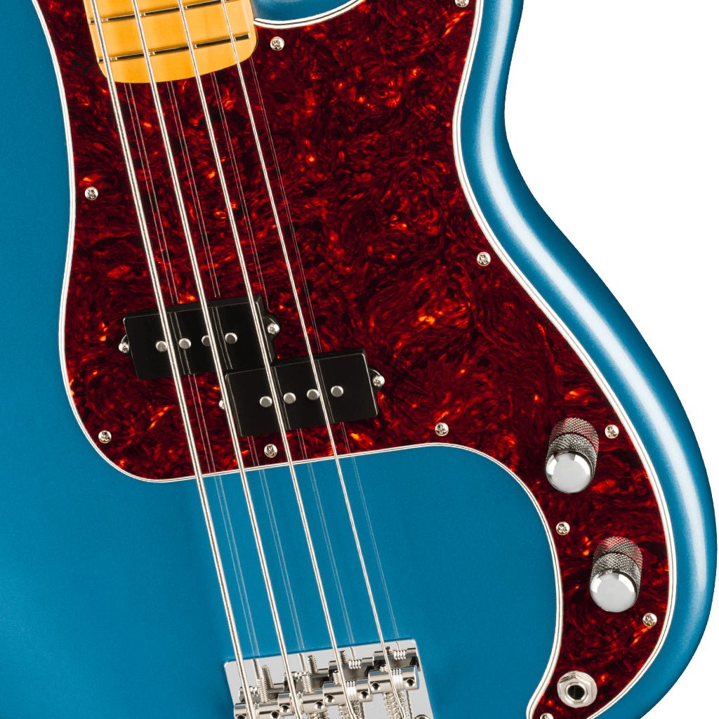 Fender American Professional Classic Precision Bass - Faded Lake Placid Blue, Maple Fingerboard Bass Guitars Sky Music