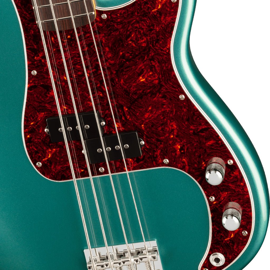 Fender American Professional Classic Precision Bass - Rosewood - Faded Sherwood Green Metallic Bass Guitars Sky Music
