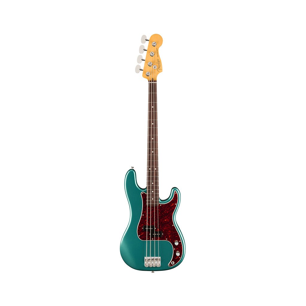 Fender American Professional Classic Precision Bass - Rosewood - Faded Sherwood Green Metallic Bass Guitars Sky Music
