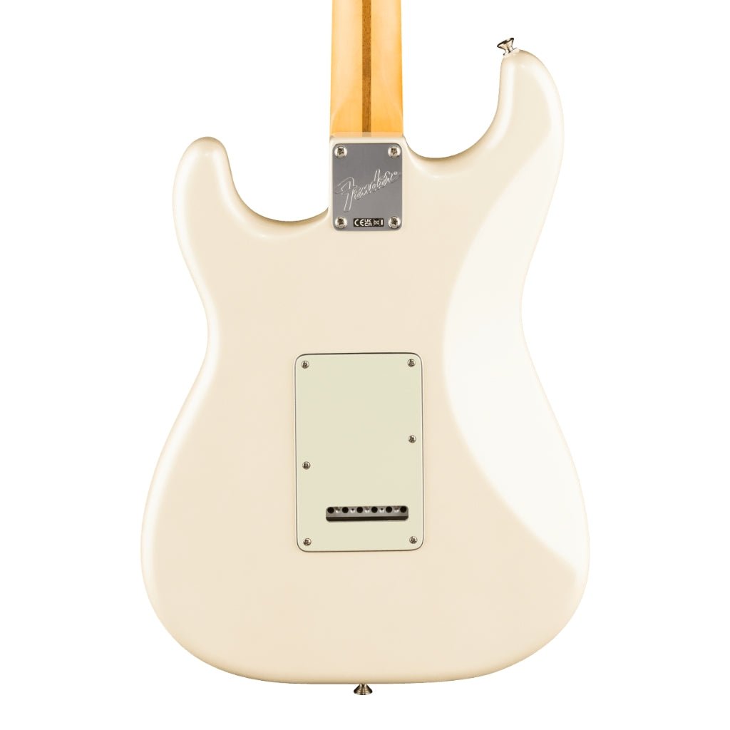 Fender American Professional Classic Stratocaster Electric Guitar - Olympic Pearl, Rosewood Fingerboard Electric Guitars Sky Music