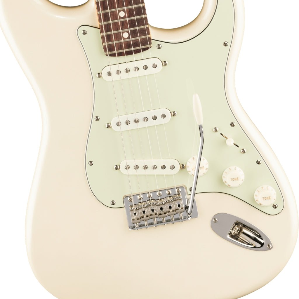 Fender American Professional Classic Stratocaster Electric Guitar - Olympic Pearl, Rosewood Fingerboard Electric Guitars Sky Music