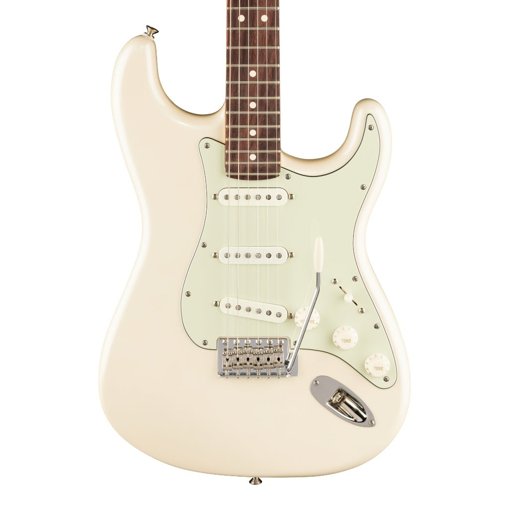 Fender American Professional Classic Stratocaster Electric Guitar - Olympic Pearl, Rosewood Fingerboard Electric Guitars Sky Music