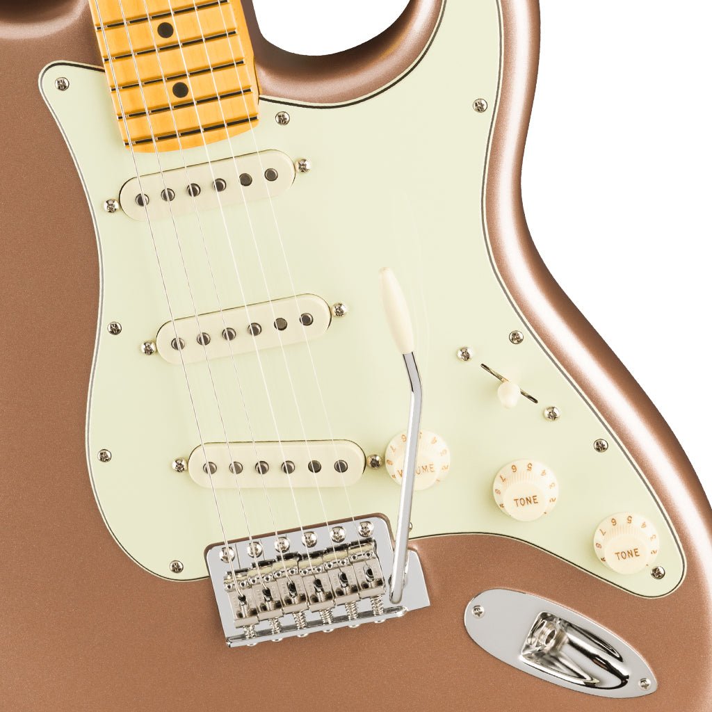 Fender American Professional Classic Stratocaster - Faded Firemist Gold, Maple Fingerboard Electric Guitars Sky Music