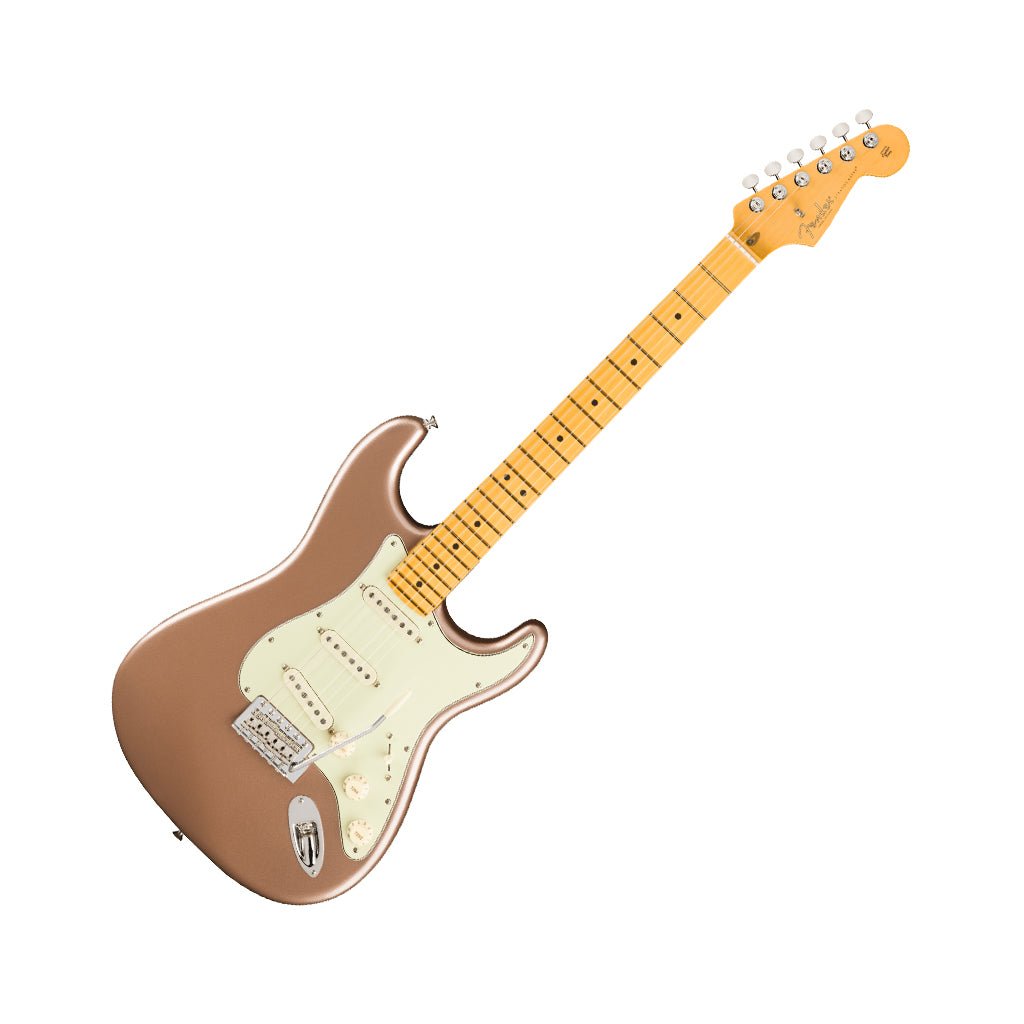 Fender American Professional Classic Stratocaster - Faded Firemist Gold, Maple Fingerboard Electric Guitars Sky Music