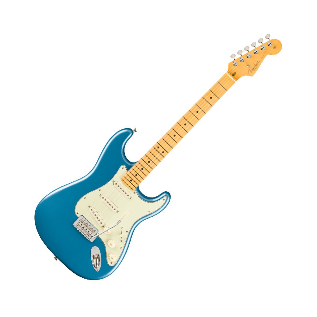 Fender American Professional Classic Stratocaster - Faded Lake Placid Blue, Maple Fingerboard Electric Guitars Sky Music